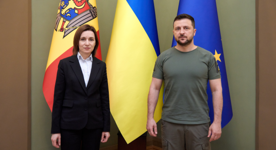 Зеленський обговорив з президентом Молдови ситуацію в Придністров'ї