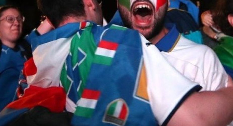 Italy fans ecstatic after England defeated in Wembley final