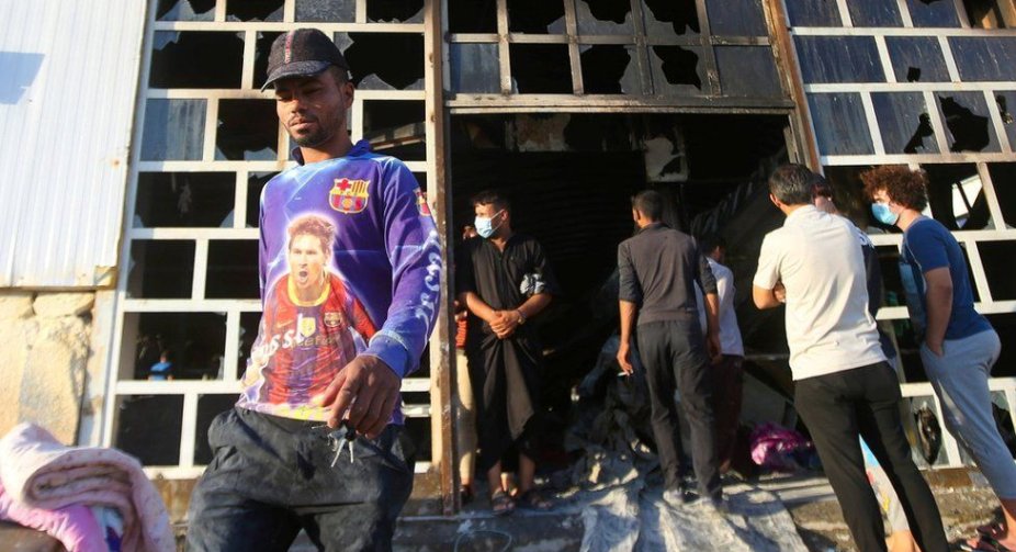 Iraq hospital fire: Protests as Covid ward blaze kills 50