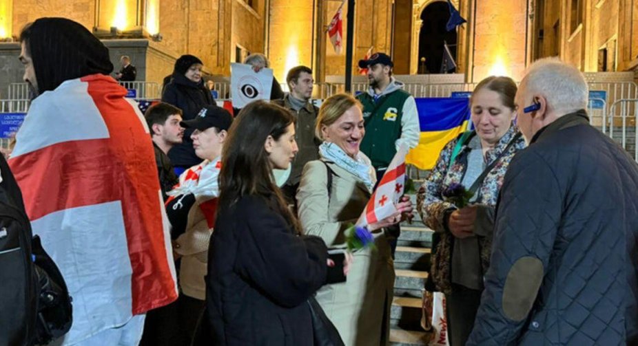 У Тбілісі проходить масова акція проти законопроєкту про «іноагентів»
