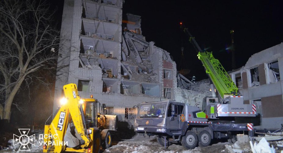Search and rescue operation completed in Chernihiv after missile attack: 18 people died 