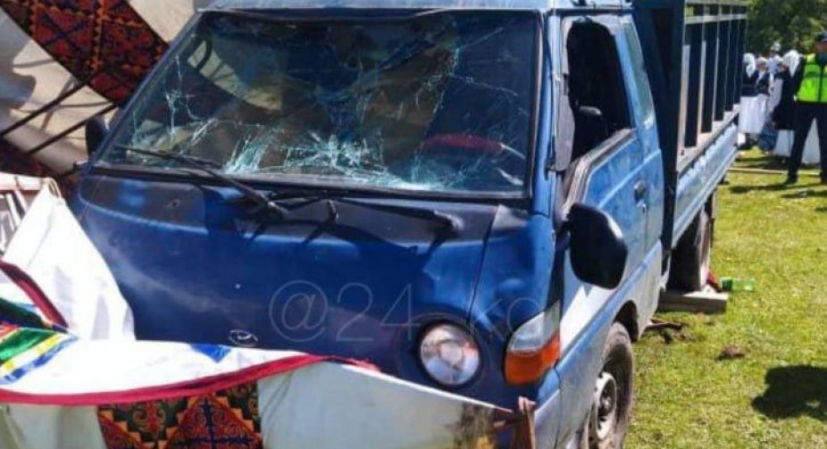 Truck drove into crowd of children during May 1 celebration in Kyrgyzstan
