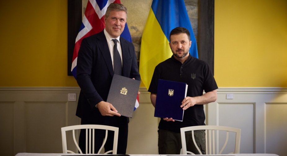 Зеленський підписав з Ісландією угоду про безпеку