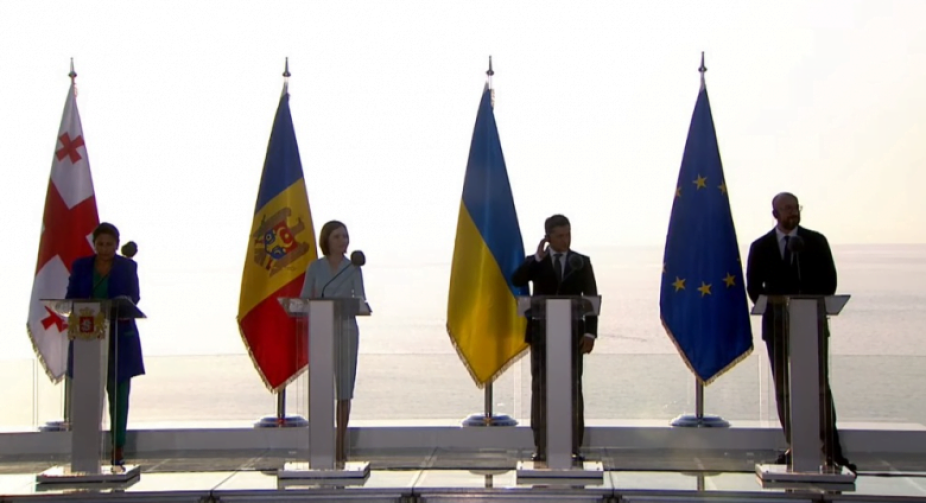 Georgia, Ukraine, Moldova Sign Declaration on EU Integration