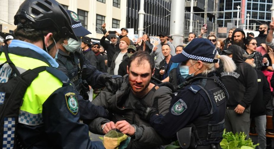  Arrests at anti-lockdown protests