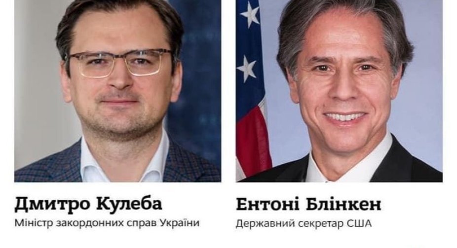 Kuleba discussed with US Secretary of State Blinken the strengthening of cooperation between the two countries in the field of security