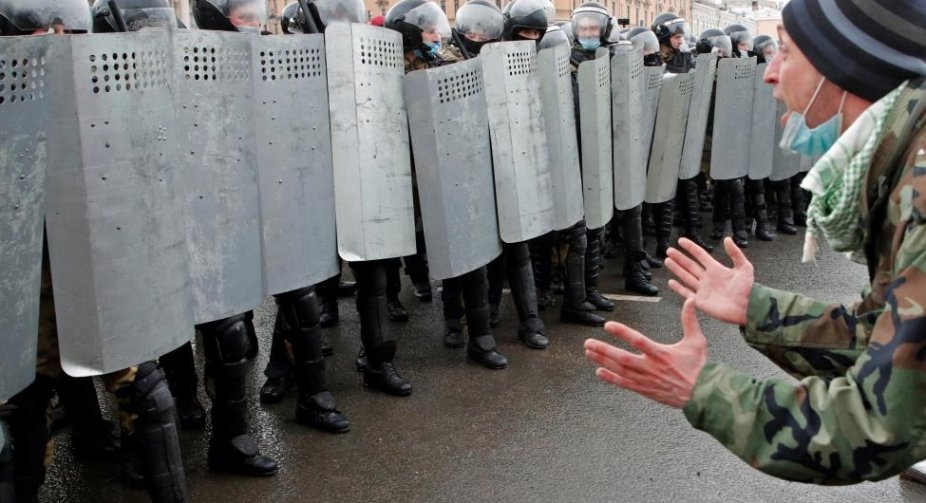 У Росії пройшли мітинги на підтримку Навального: понад чотири тисячі затриманих