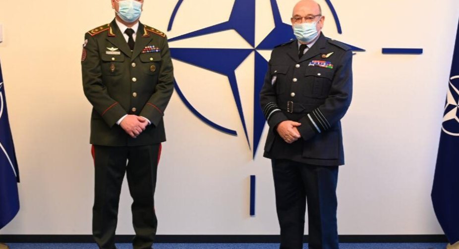 Major General Giorgi Matiashvili met with the Chairman of the NATO Military Committee, General Stuart Peach