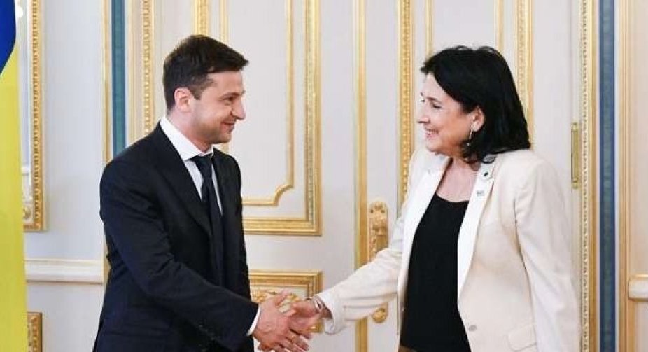 A telephone conversation was held between the Presidents of Georgia and Ukraine