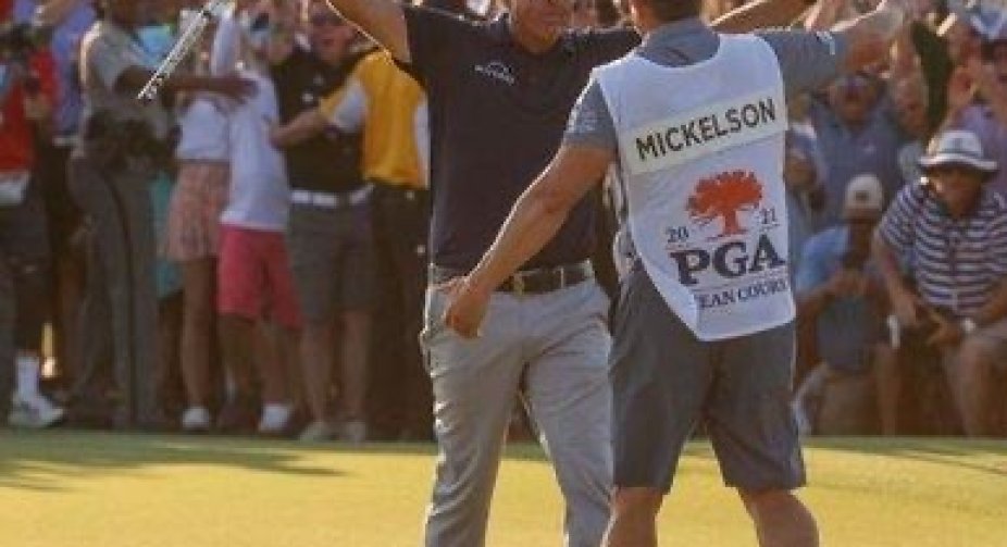 Phil Mickelson becomes oldest major winner with sixth title