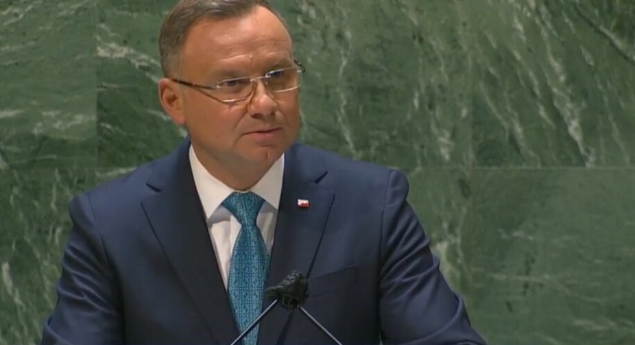 Президент Польщі на Генасамблеї ООН в промові торкнувся загроз «Північного потоку-2» для України і репресій в Білорусі