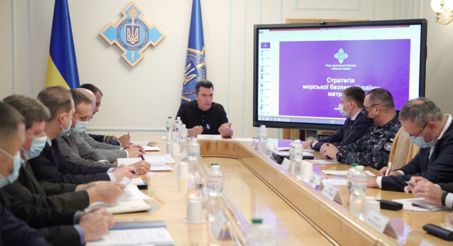 РНБО України продовжує розробку Стратегії морської безпеки України, відбулося засідання 
