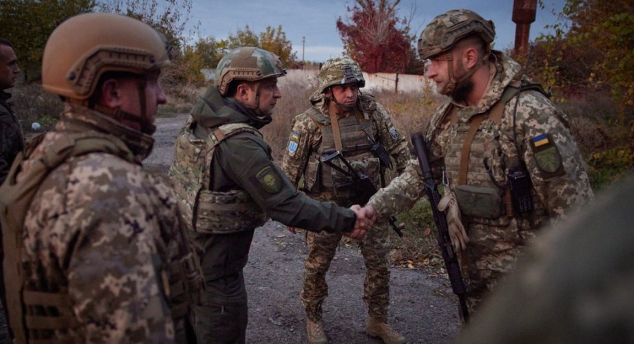 The President visited the leading positions of the Ukrainian military in Donbas