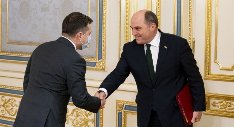 Vladimir Zelensky held a meeting with the Minister of Defense of Great Britain