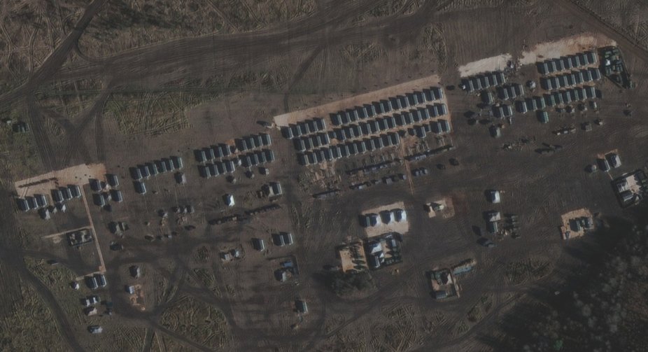 Politico published images of Russian troops and equipment near Ukrainian borders