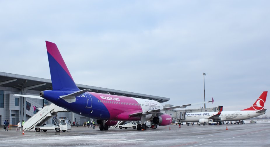 Wizz Air розширила мережу маршрутів із Києва