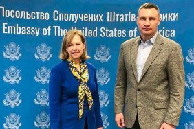 Klitschko meets with U.S. Charge d'Affaires Quinn amid possible Russian invasion