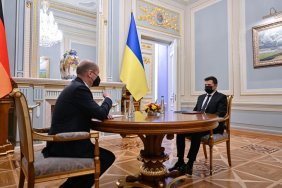 The head of state began his meeting with the German chancellor
