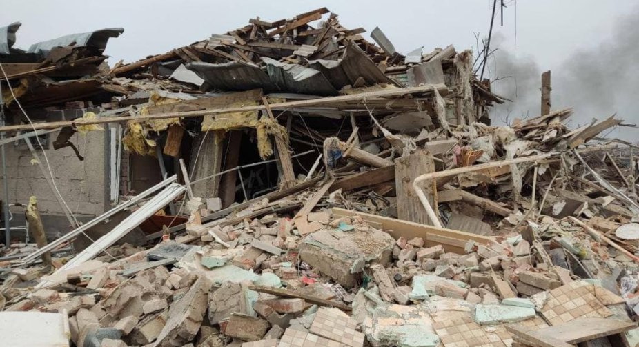 The aggressor launched an air strike on the village of Sartana in Donbas, there are victims