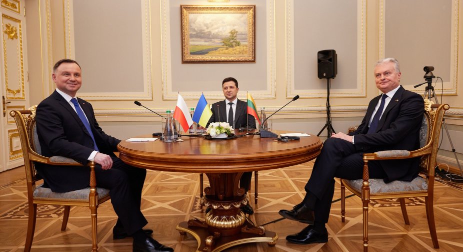 Zelensky: Ukraine, Poland and Lithuania are unanimous in their views on the actions of the Russian Federation in Donbas