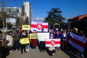 Russian Citizens Against Recognition of the DPR and LPR in Tbilisi