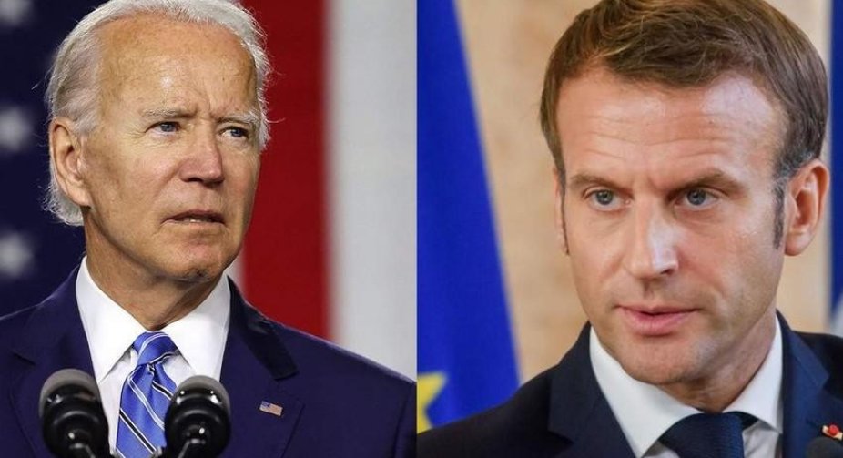 Biden held talks with Macron after his visits to Moscow and Kiev