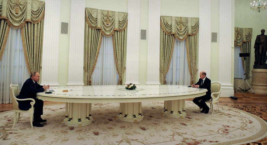 Putin and Scholz in the Kremlin discussed gas, security and war