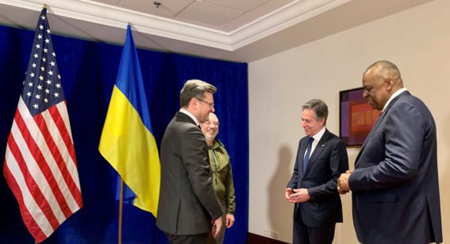 Kuleba and Reznikov discuss weapons assistance to Ukraine with Blinken and Austin