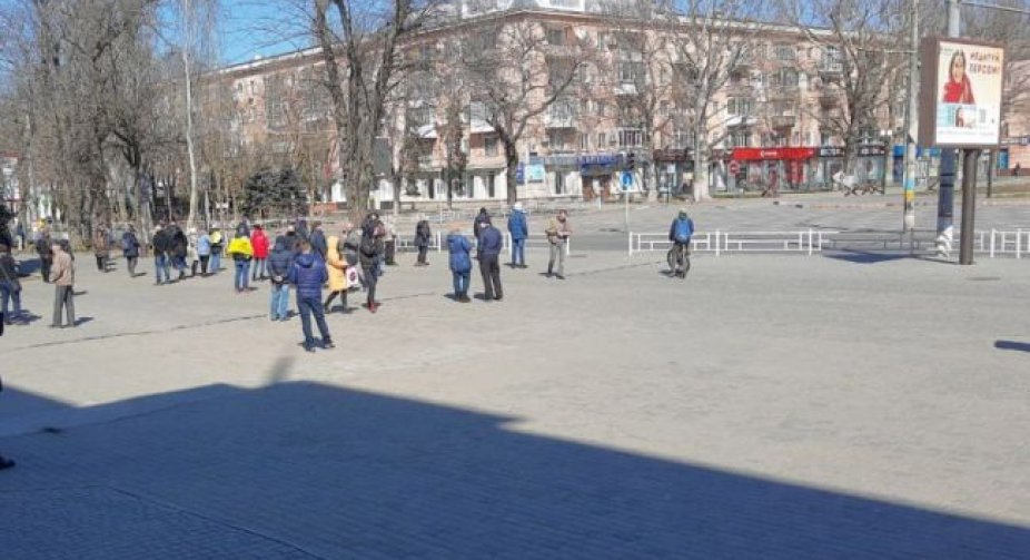 In Kherson, the occupants tried to disperse a rally with tear gas