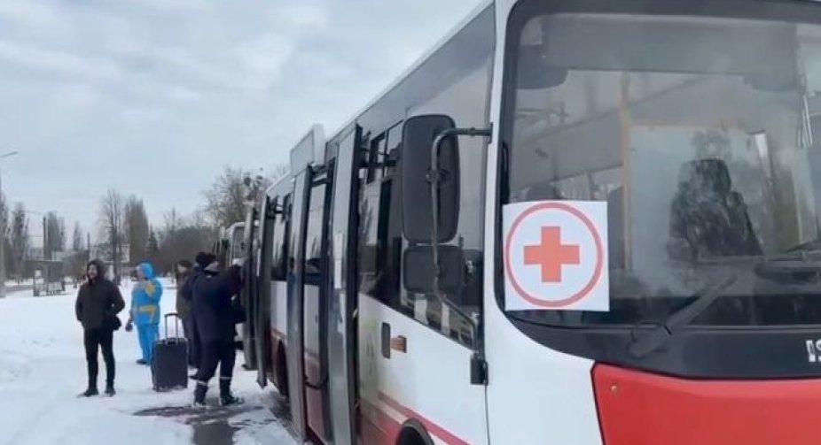 In Sumy, the first phase of evacuation began
