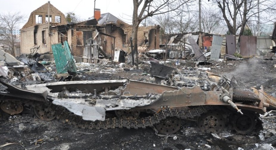 Russian troops in Bucha shell houses, cars, kill civilians and even children