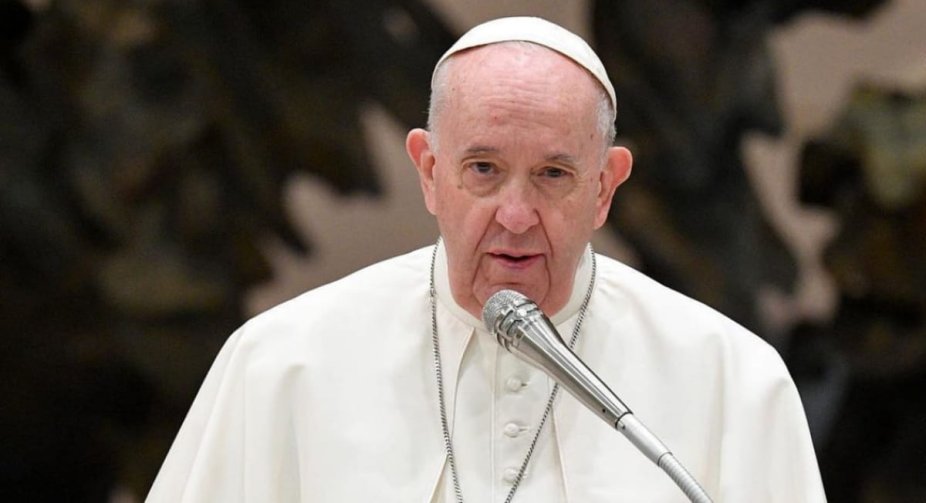 Pope Francis sharply condemned the war in Ukraine