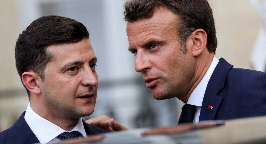 Macron and Zelensky's phone conversation