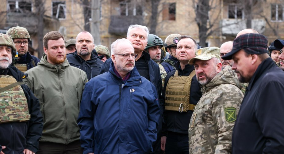 Presidents of Poland and the Baltic states visited Borodyanka