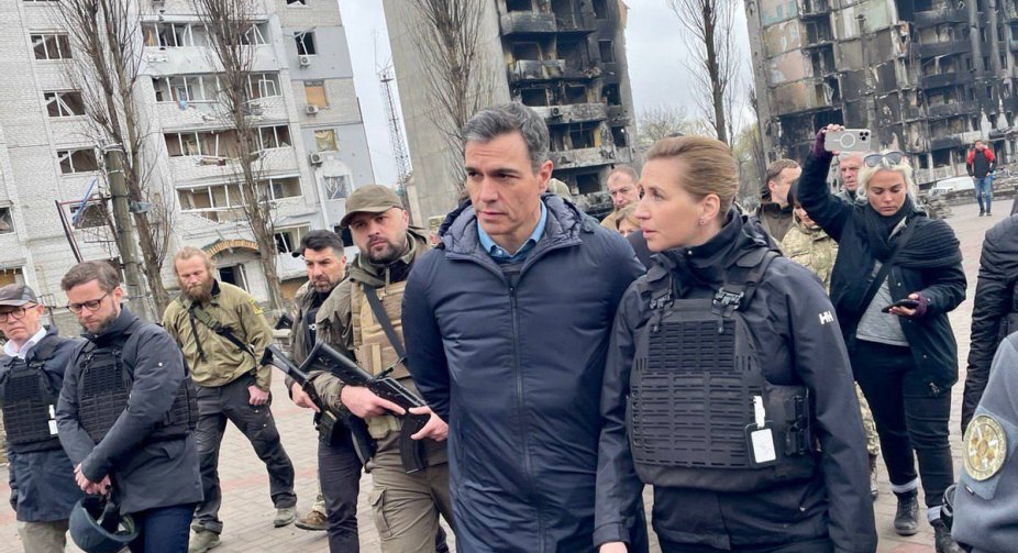 Прем'єри Іспанії та Данії відвідали Бородянку