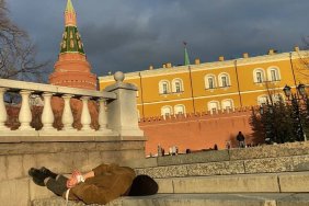 An anti-war solitary action called "Bucha-Moscow" took place in Moscow