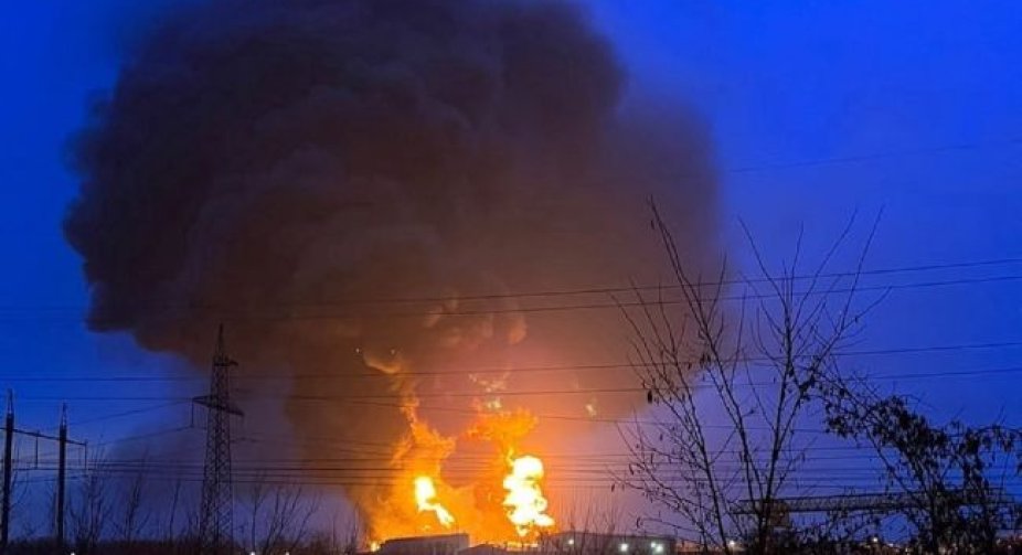 Fire at an oil depot in Belgorod: Russian authorities claim there was an "air strike by the AFU
