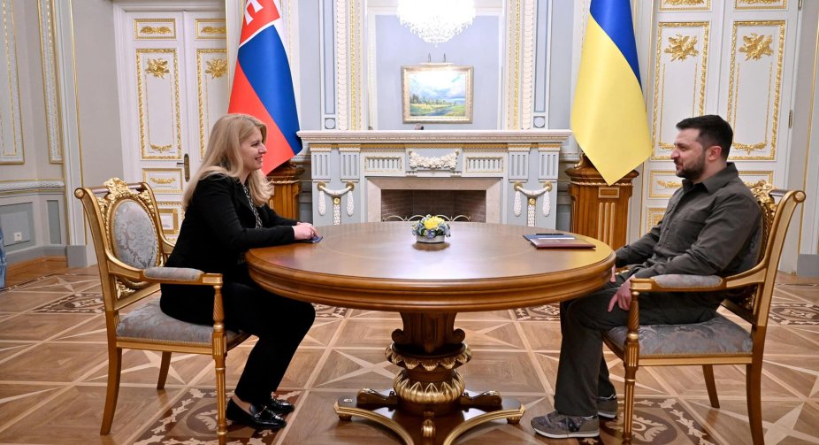 Slovak President visited Irpen and Borodyanka and met with Zelensky