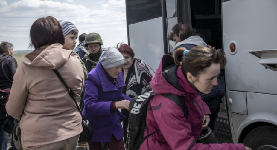 For the first time in a long time there was an evacuation of people from Severodonetsk   