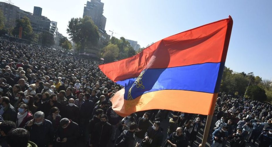 Armenian opposition protests against concessions on Nagorno-Karabakh announced