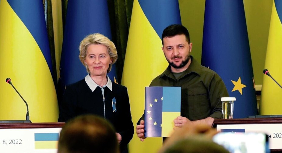 Ukraine is making diplomatic efforts to bring doubters to its side in the EU accession process