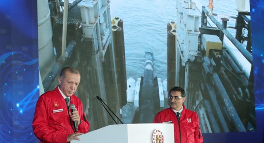 Turkey begins construction of new gas pipeline in the Black Sea