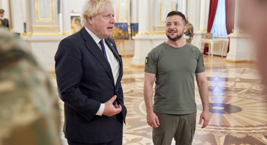 Johnson came to Kyiv for the third time since the beginning of the invasion of the Russian Federation