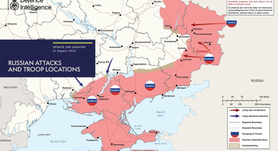British Intelligence showed the current map of the war in Ukraine: what has changed