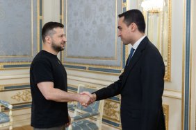 Zelenskiy met with the head of the Italian Foreign Ministry in Kyiv and thanked him for his support