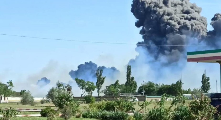 The Russian side named the cause of the explosions in Crimea
