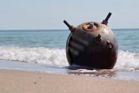 A sea mine was defused near a seaside resort in Romania