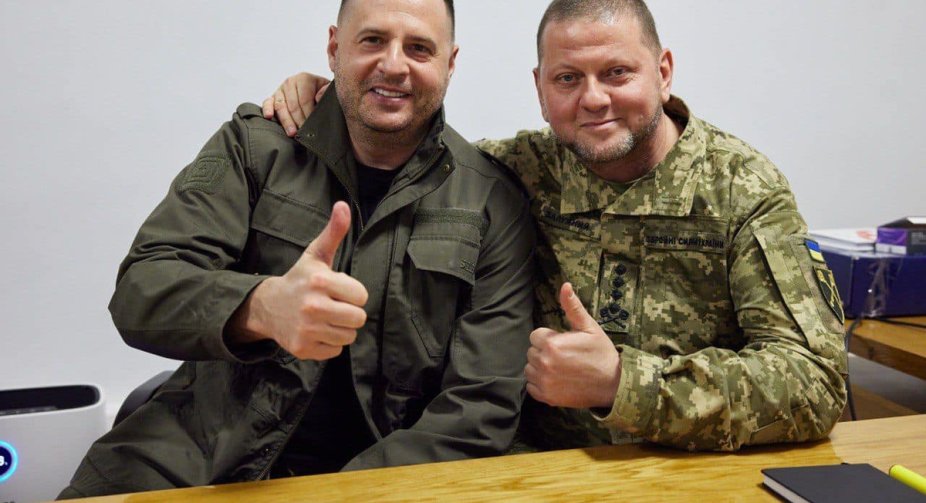 Єрмак та Залужний зателефонували з начальником штабу оборони та радником уряду Британії
