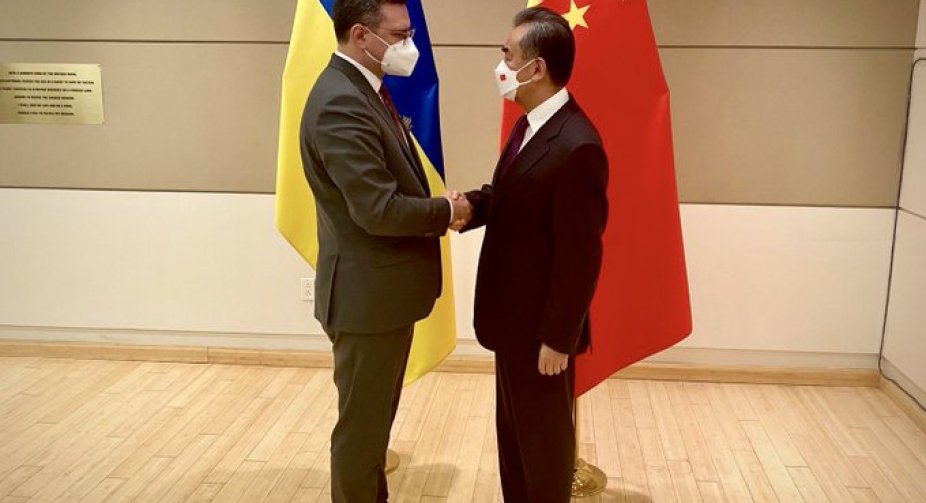 Kuleba met with the Chinese Foreign Minister on the sidelines of the UN General Assembly