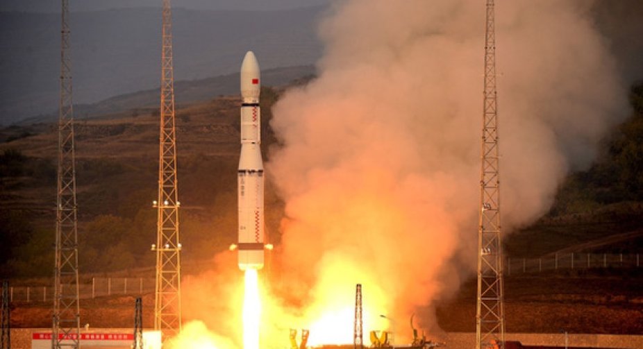 China launched three new satellites into space